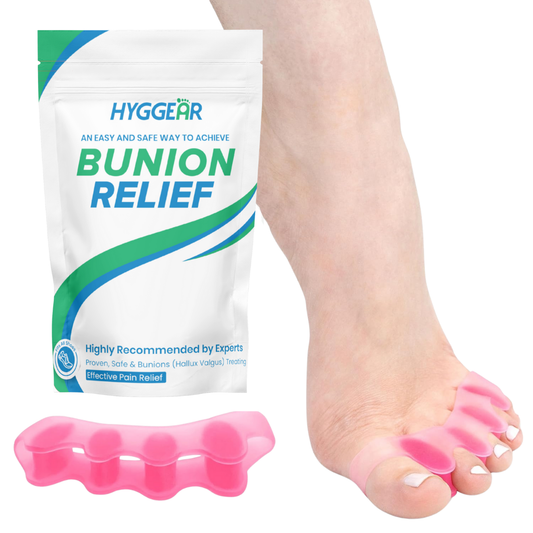 Séparateurs d'orteils Hyggear - Corrige les oignons et restaure la forme d'origine des orteils - Pour hommes et femmes - Correcteur d'oignon 